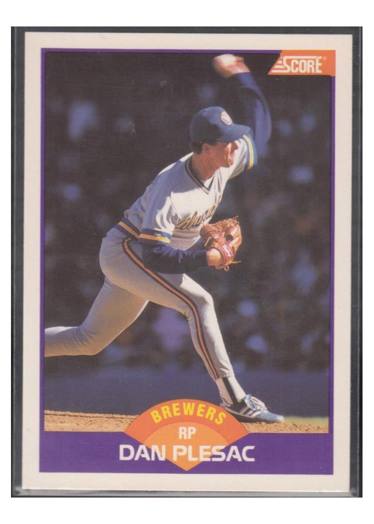 1989 Score Dan Plesac Prototype #320 card
