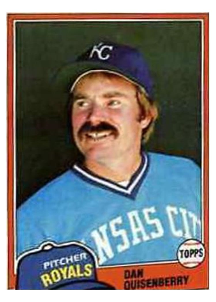 1981 Topps Dan Quisenberry #493 card