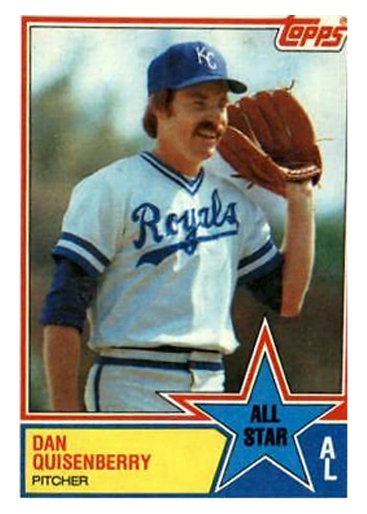 1983 Topps Dan Quisenberry #396 card