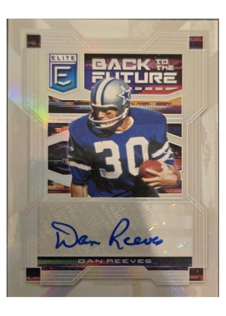 2021 Donruss Elite Back to the Future Signatures Dan Reeves #DF-DR