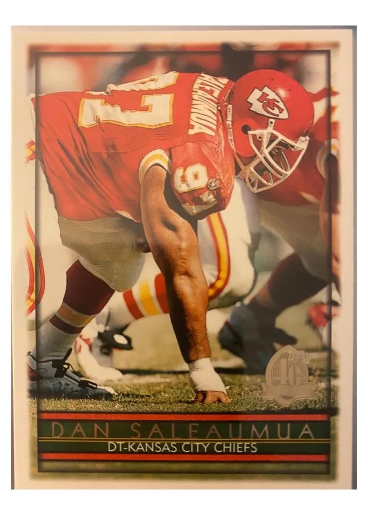1996 Topps Dan Saleaumua #92 card