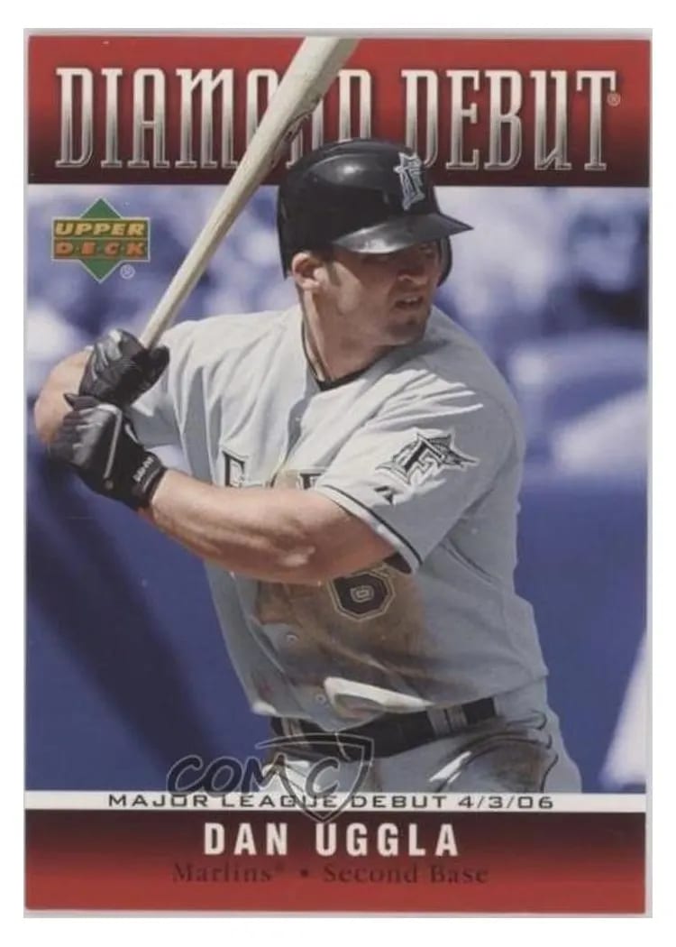 2006 Upper Deck Diamond Debut Dan Uggla #DD-44 card