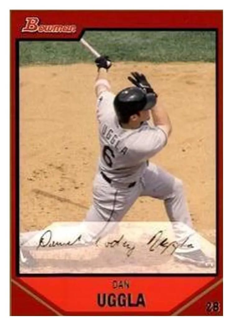 2007 Bowman Dan Uggla #10 card