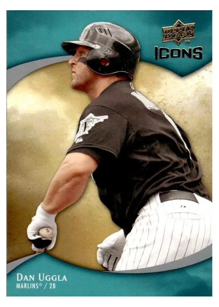 2009 Upper Deck Icons Dan Uggla #30 card