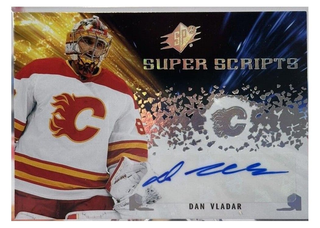 2021-22 SPx Superscripts Dan Vladar #SS-DV card