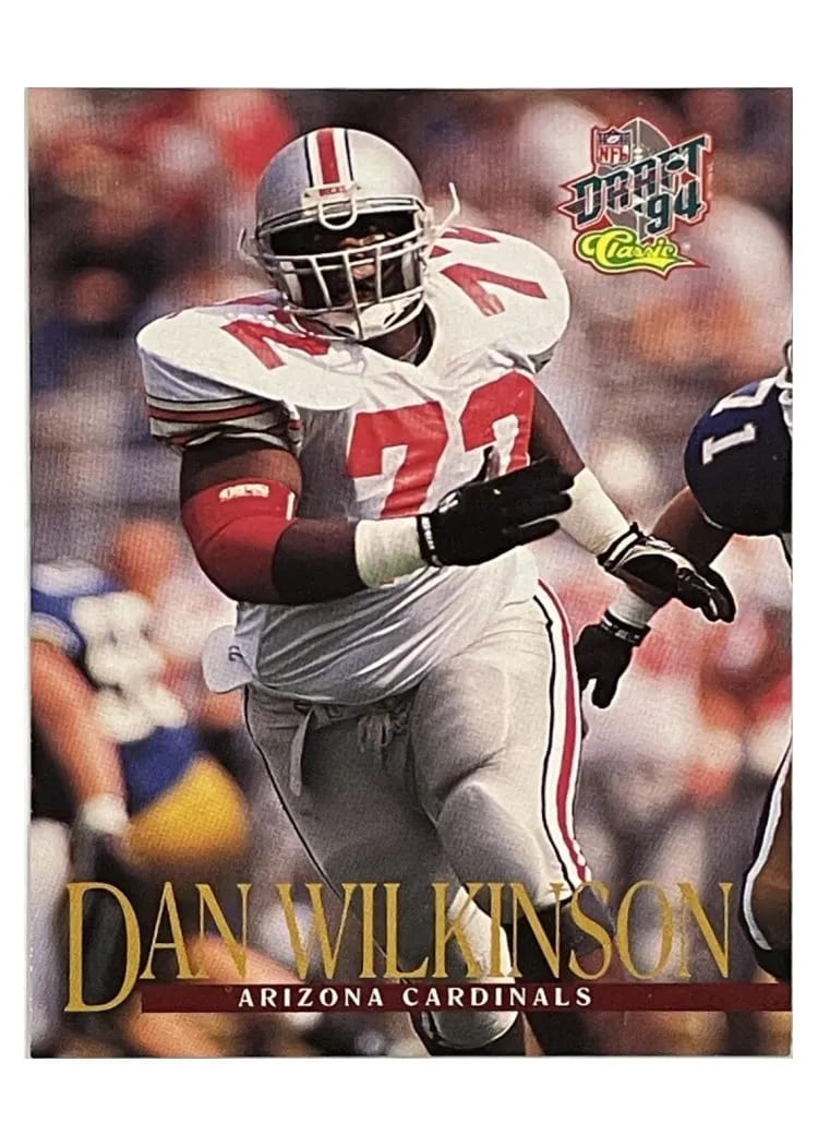 1994 Pro Line Live Draft Day NYC Dan Wilkinson #FD13 card