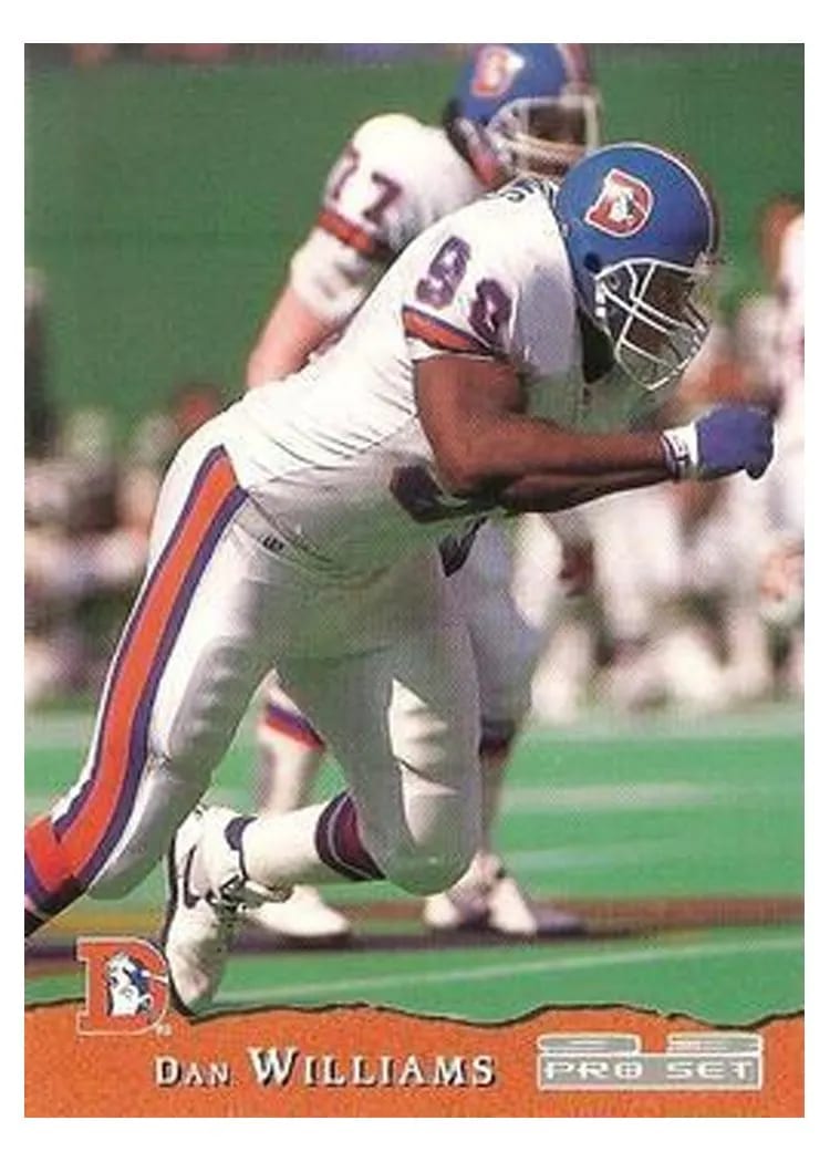 1993 Pro Set Dan Williams #129 card