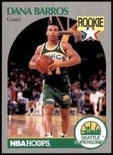 1990-91 Hoops Base Set Dana Barros #274