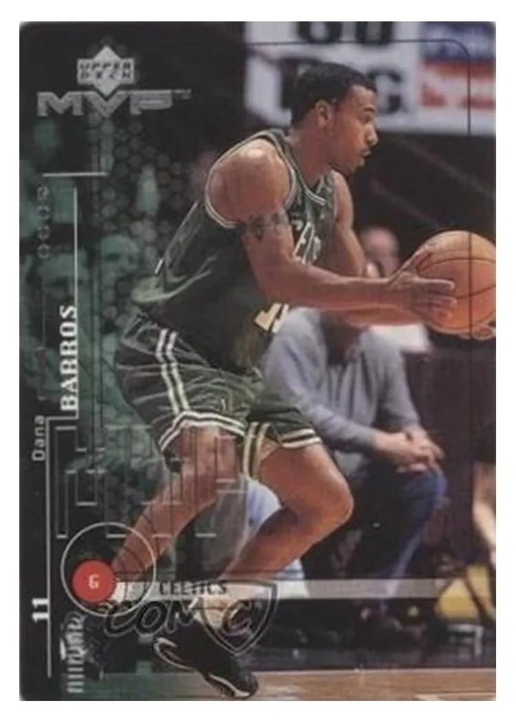 1999 Upper Deck MVP Dana Barros #12 card