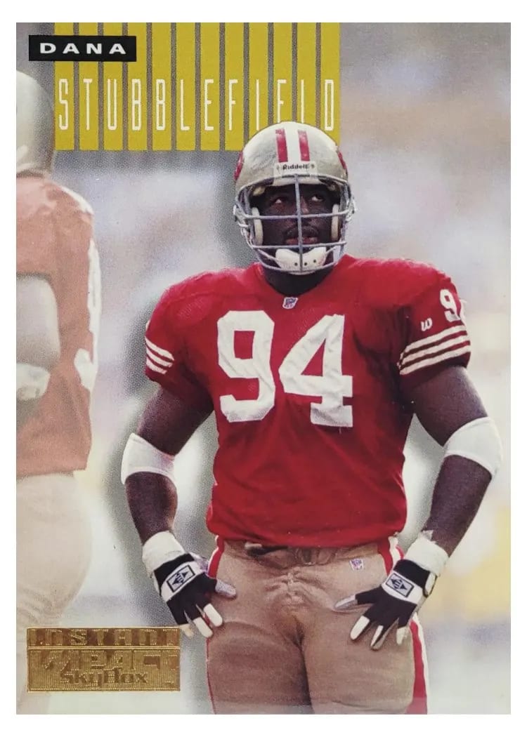 1994 Skybox Impact Instant Dana Stubblefield #R8 card