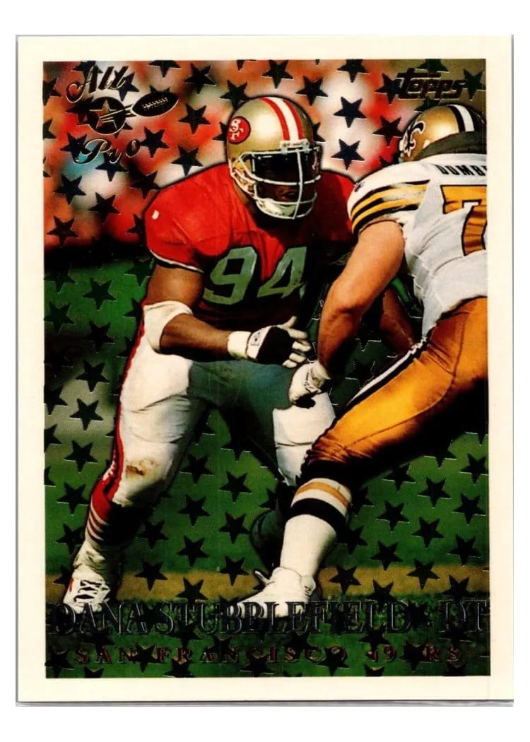 1995 Topps All Pros Dana Stubblefield #AP13 card