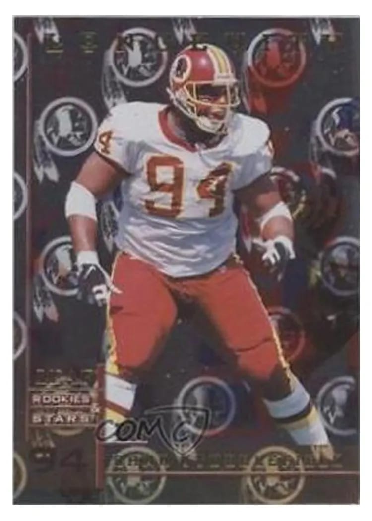 1998 Leaf Rookies & Stars Dana Stubblefield #17 card