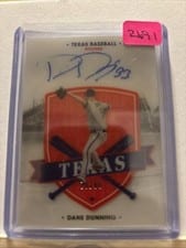 2021 Panini Chronicles America's Pastime Autographs Dane Dunning #AP-DD card