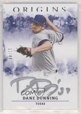 2021 Panini Chronicles Origins Autographs Silver Ink Dane Dunning #OASI-DD card