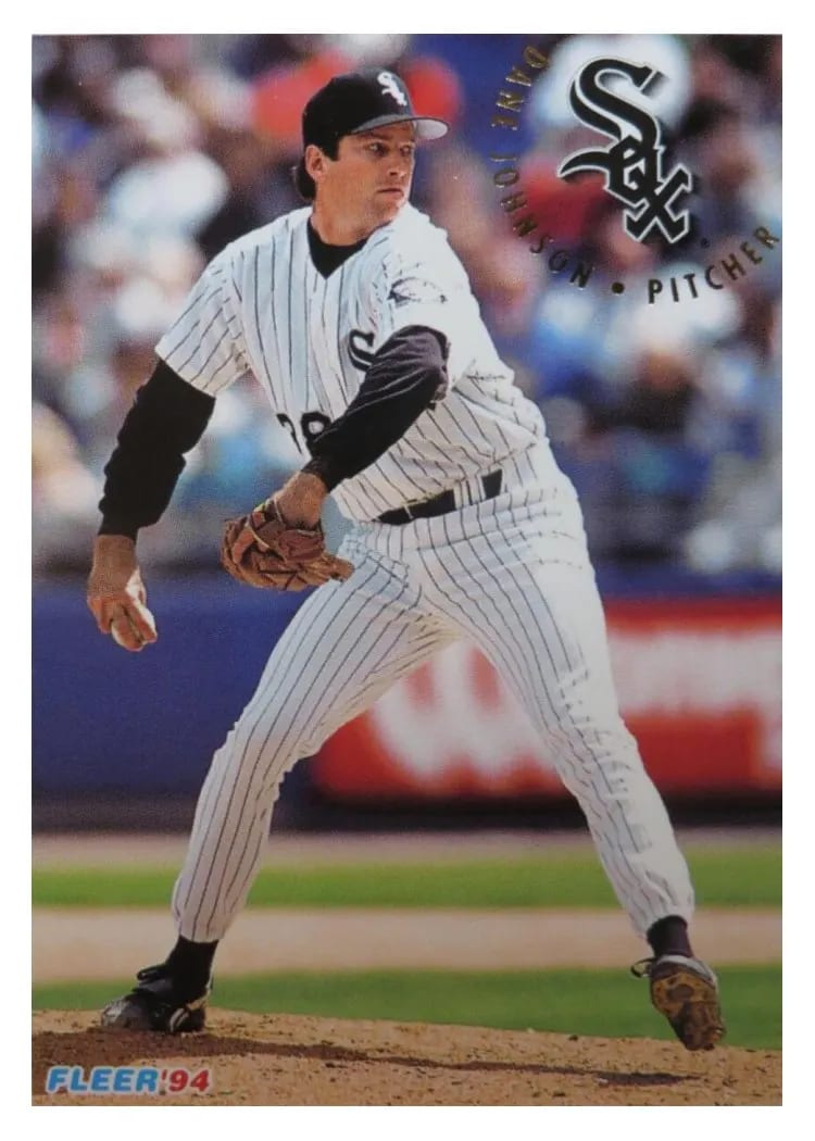 1994 Fleer Update Dane Johnson #U-28 card