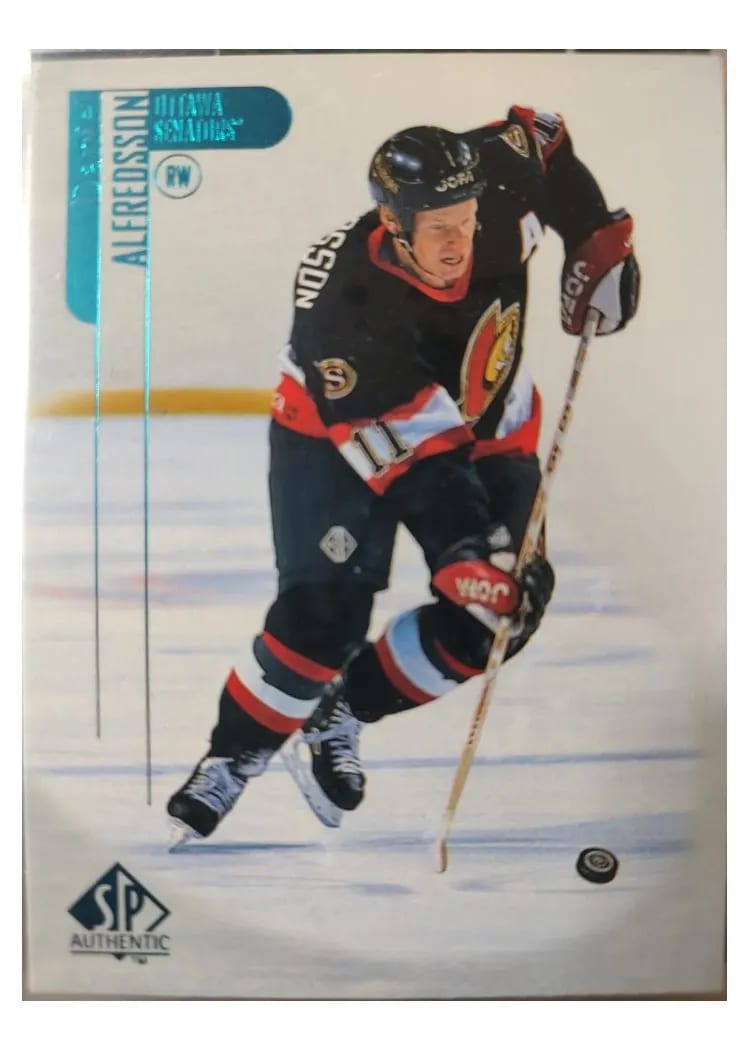 1998 SP Authentic Daniel Alfredsson #60 card