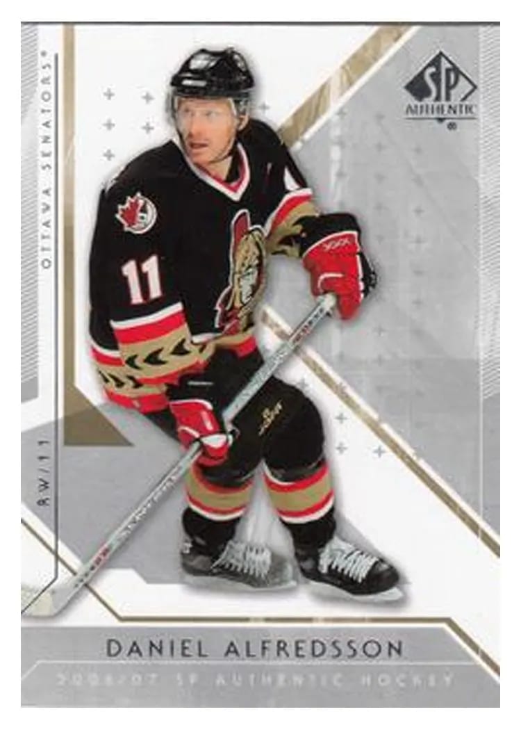 2006 SP Authentic Daniel Alfredsson #33 card