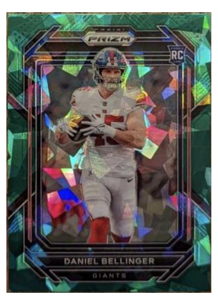 2022 Panini Prizm Base Set Daniel Bellinger #364 card