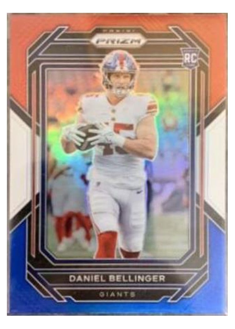 2022 Panini Prizm Base Set Daniel Bellinger Red White Blue #364 card