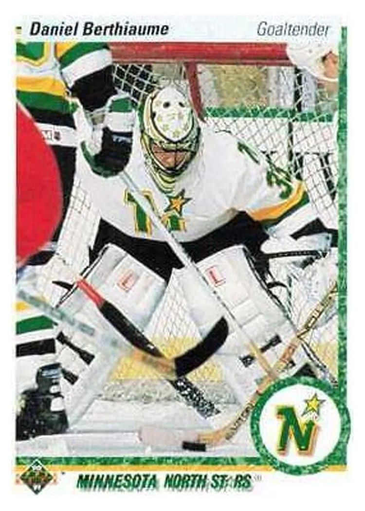 1990 Upper Deck Daniel Berthiaume #381 card