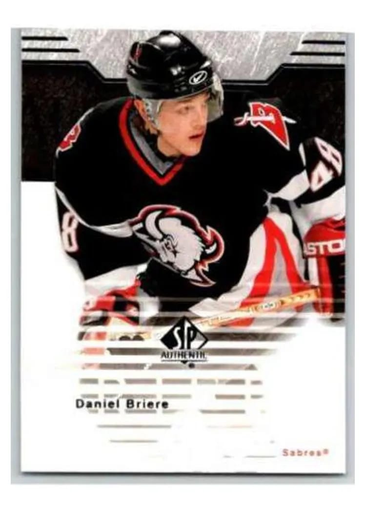 2003 SP Authentic Daniel Briere #10 card