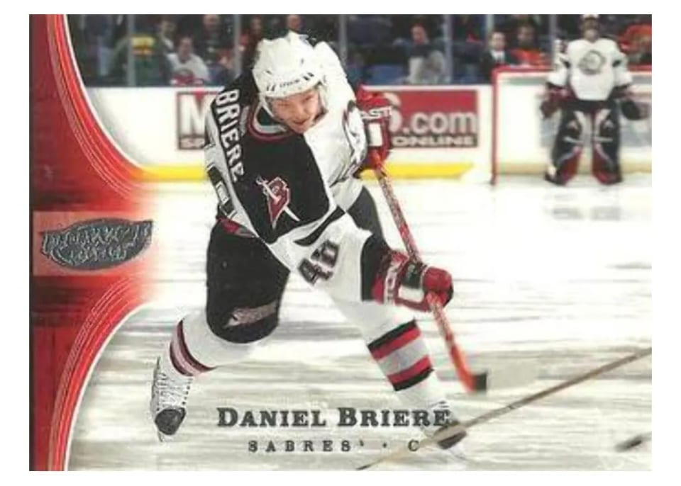 2005 Upper Deck Power Play Daniel Briere #12 card