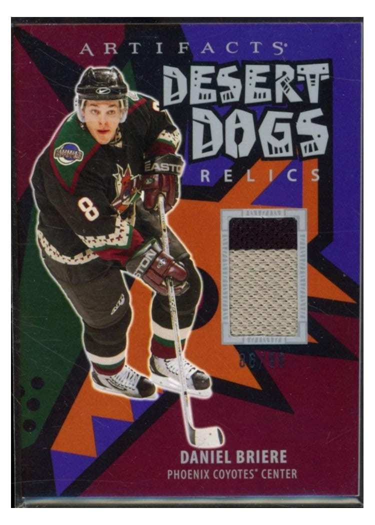 2025-26 Upper Deck Artifacts Desert Dogs Relics Daniel Briere #DD-DB card