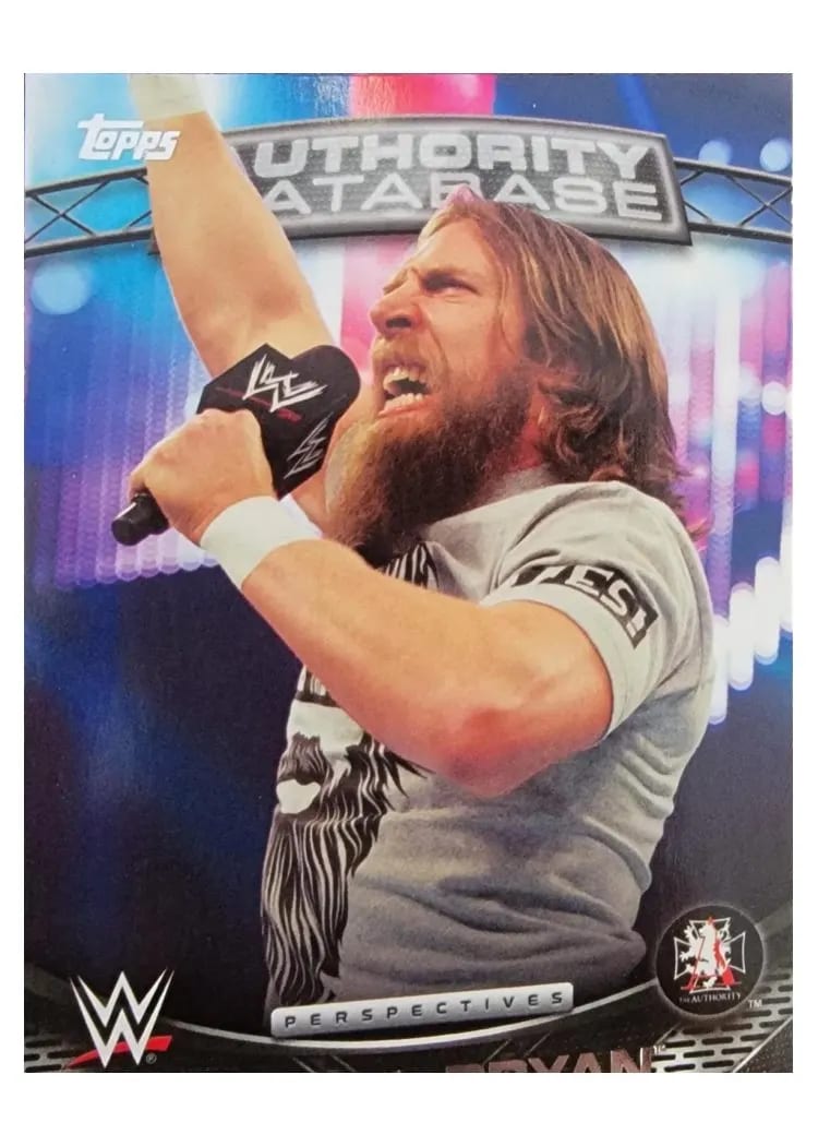2016 Topps WWE Authority Database Daniel Bryan #18A card
