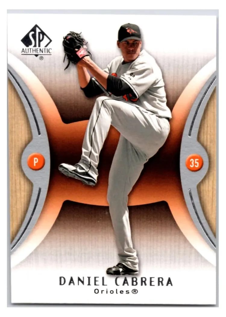 2007 SP Authentic Daniel Cabrera #55 card