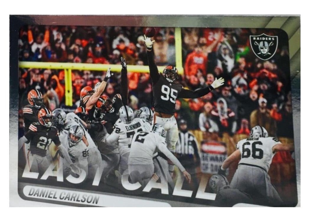 2022 Panini Absolute Last Call Daniel Carlson #LC-6 card