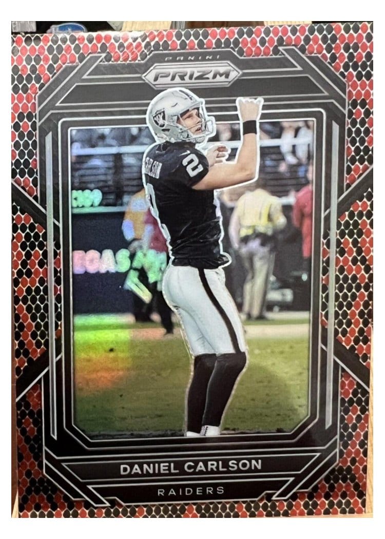 2022 Panini Prizm Base Set Daniel Carlson #175 card