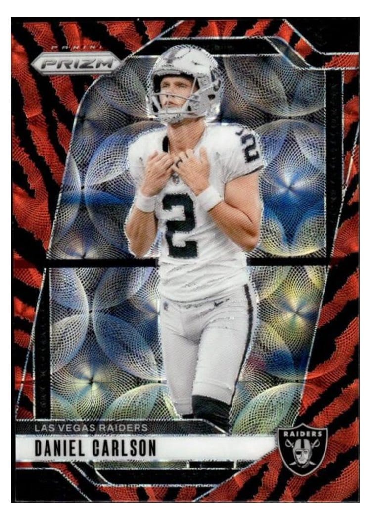 2024 Panini Prizm Base Set Daniel Carlson #153 card