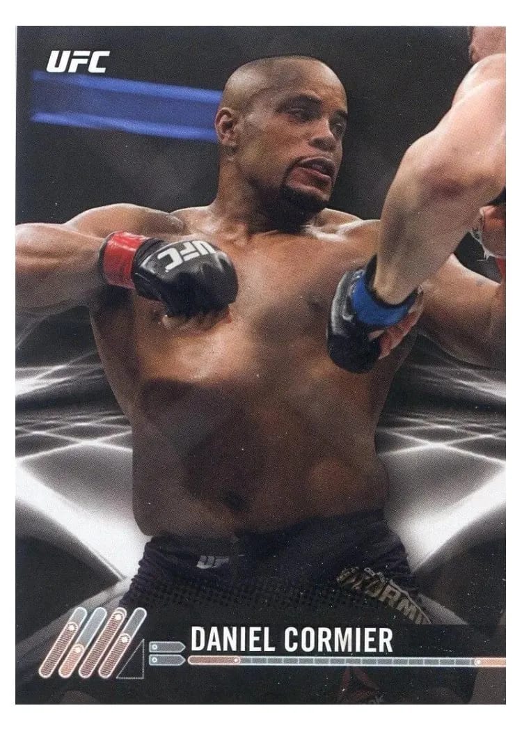 2017 Topps UFC Knockout Daniel Cormier Blue #7 card