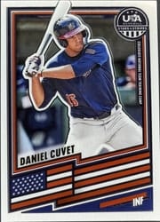 2026 Panini Stars & Stripes Prizm Base Set Daniel Cuvet #46 card