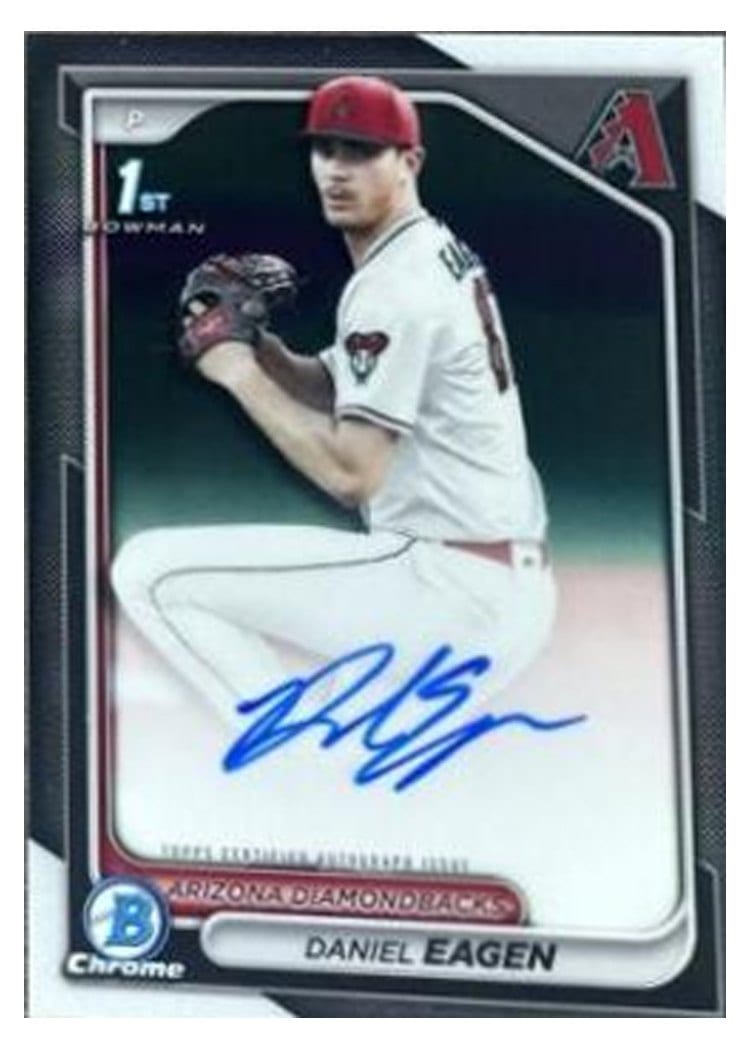 2024 Bowman Draft Chrome Prospect Autographs Daniel Eagen #CPA-DE card