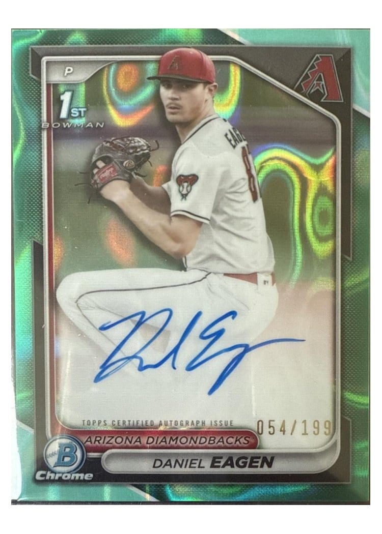 2024 Bowman Draft Chrome Prospect Autographs Daniel Eagen #CPA-DE card