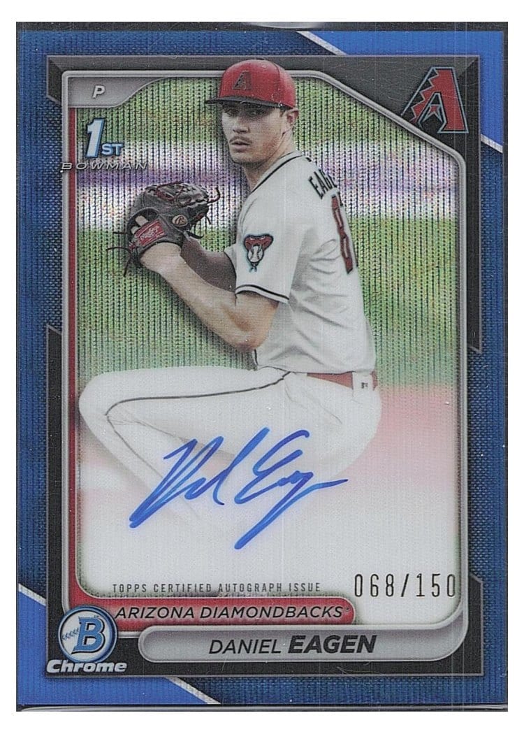 2024 Bowman Draft Chrome Prospect Autographs Daniel Eagen #CPA-DE card