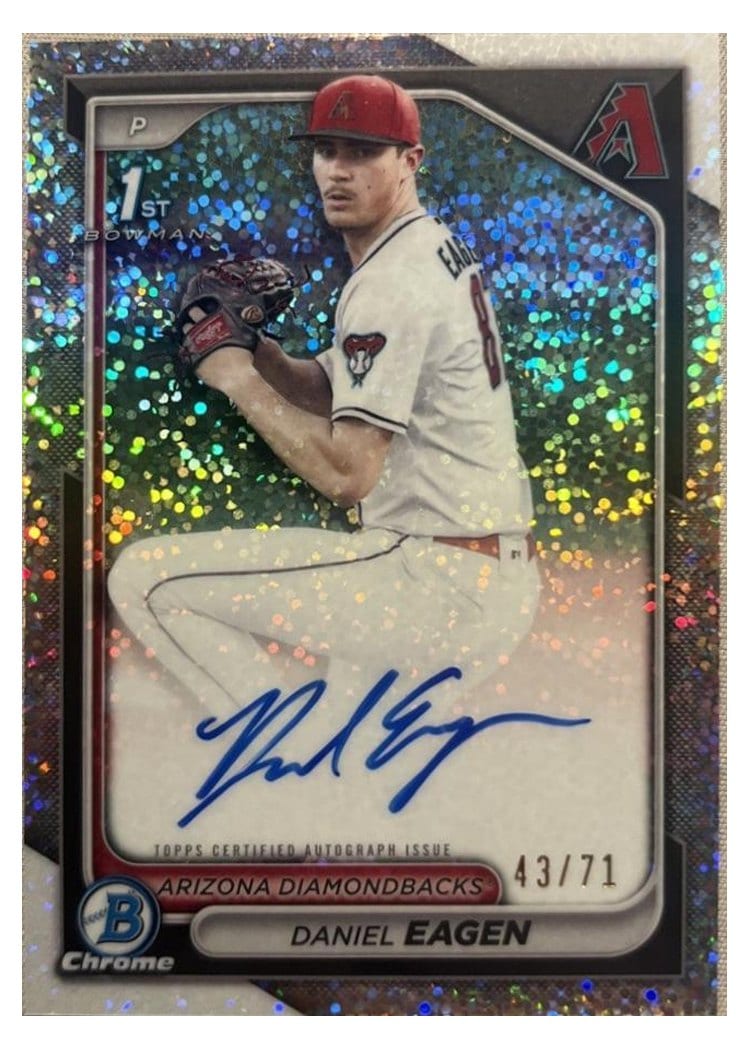 2024 Bowman Draft Chrome Prospect Autographs Daniel Eagen #CPA-DE card