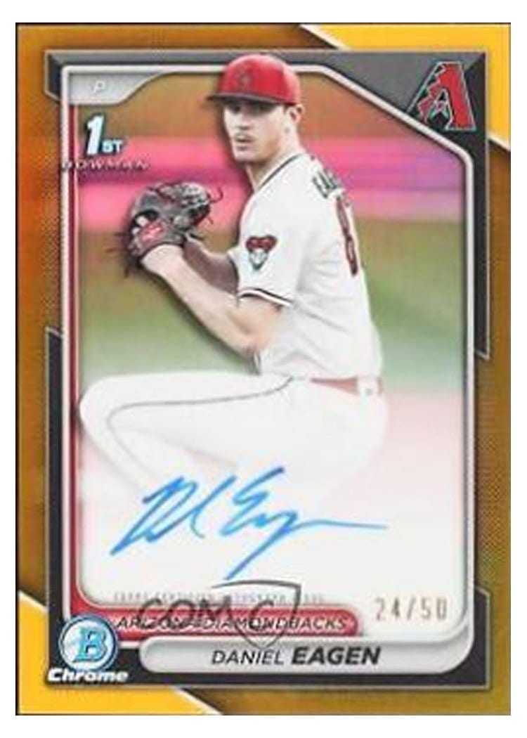 2024 Bowman Draft Chrome Prospect Autographs Daniel Eagen #CPA-DE card