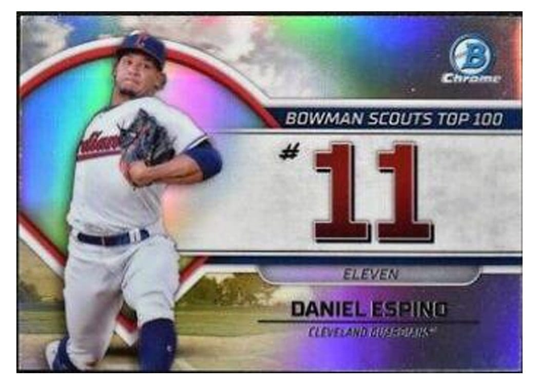 2023 Bowman Bowman Scouts Top 100 Daniel Espino #BTP-11 card