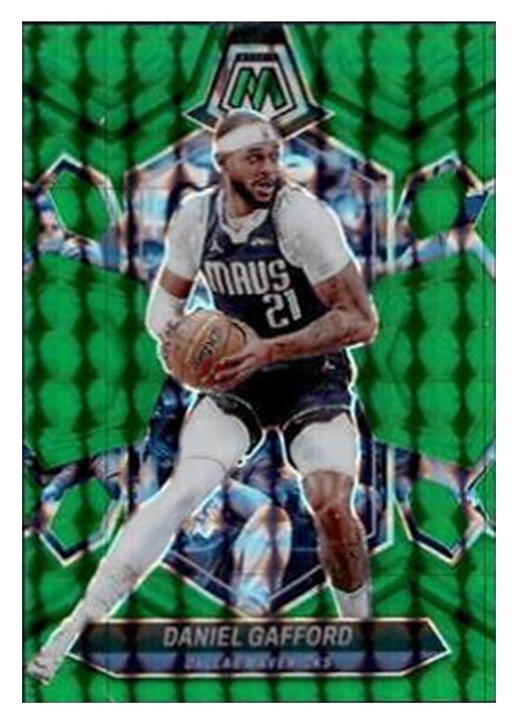 2023-24 Panini Mosaic Base Set Daniel Gafford Green Fusion Choice #103 card
