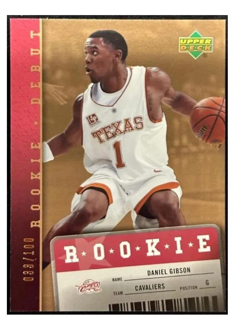 2006 Upper Deck Rookie Debut Daniel Gibson #128 card