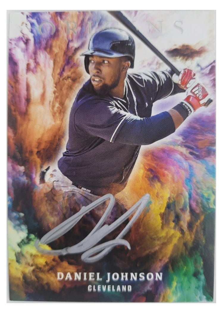 2021 Panini Chronicles Origins Signatures Silver Ink Daniel Johnson #OS-DM card