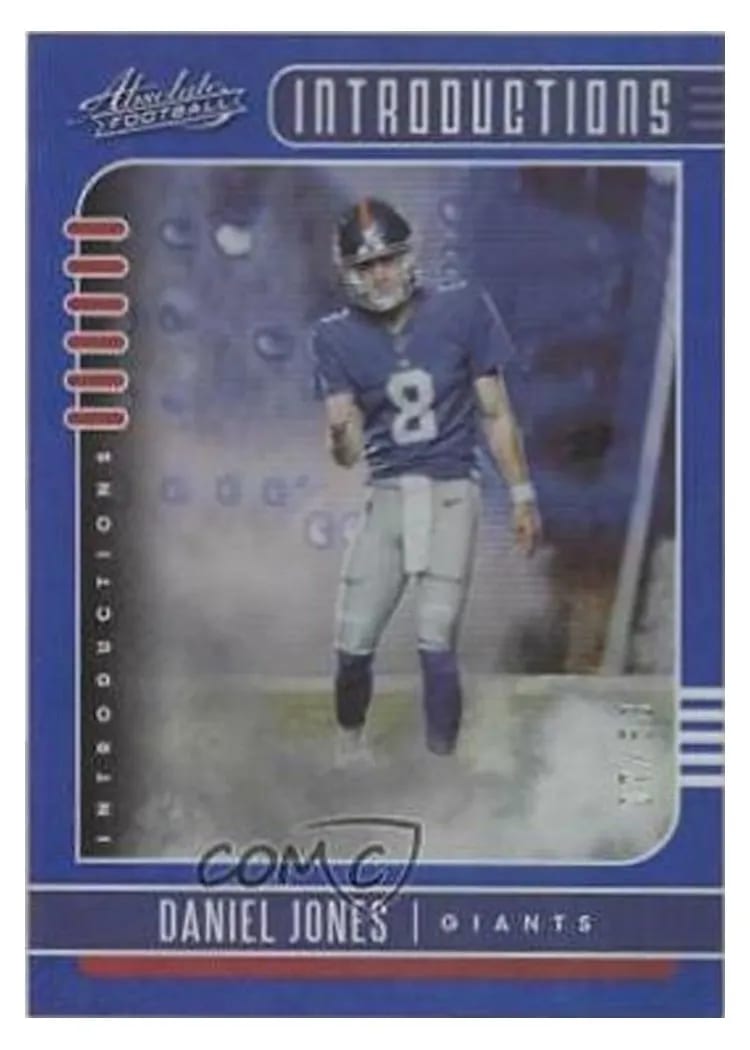 2019 Panini Absolute Introductions Daniel Jones #3 card
