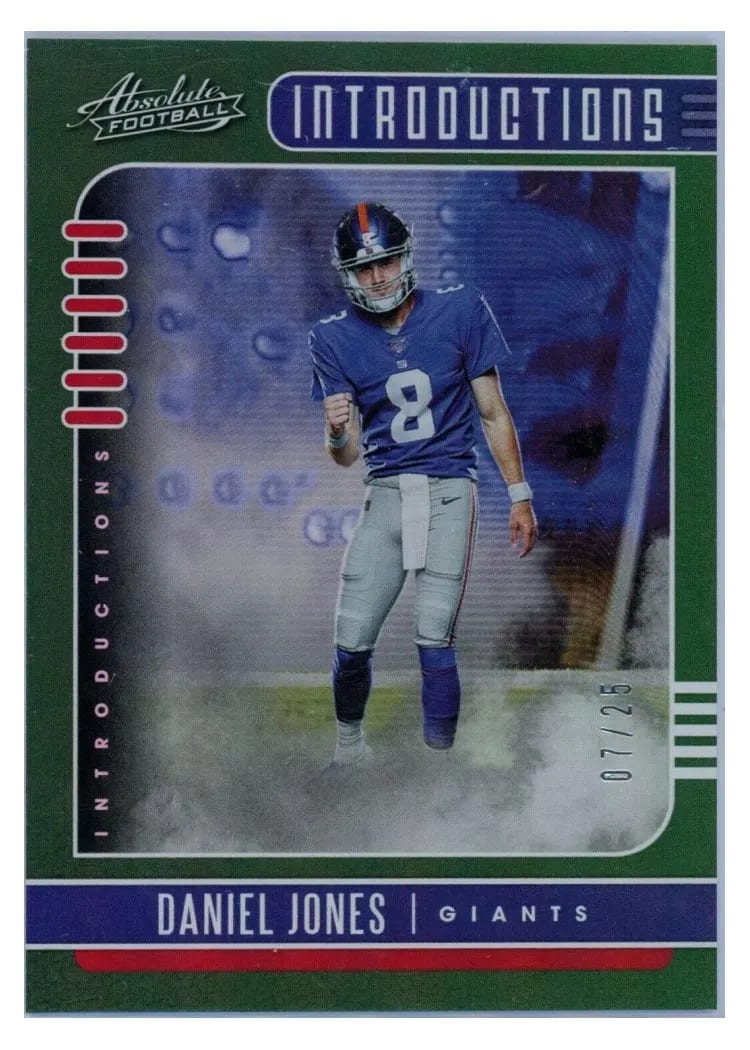 2019 Panini Absolute Introductions Daniel Jones #3 card