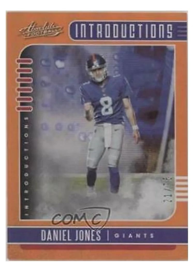 2019 Panini Absolute Introductions Daniel Jones #3 card