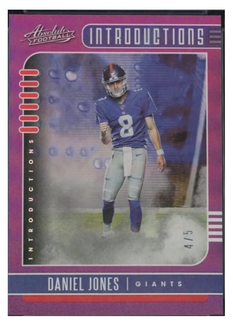 2019 Panini Absolute Introductions Daniel Jones #3 card