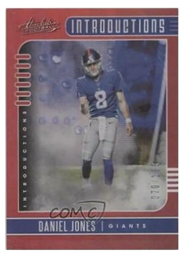 2019 Panini Absolute Introductions Daniel Jones #3 card