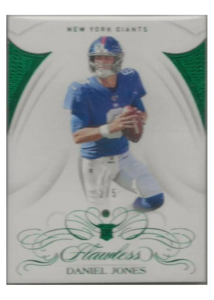 2019 Panini Flawless Base Ruby Daniel Jones #103 card