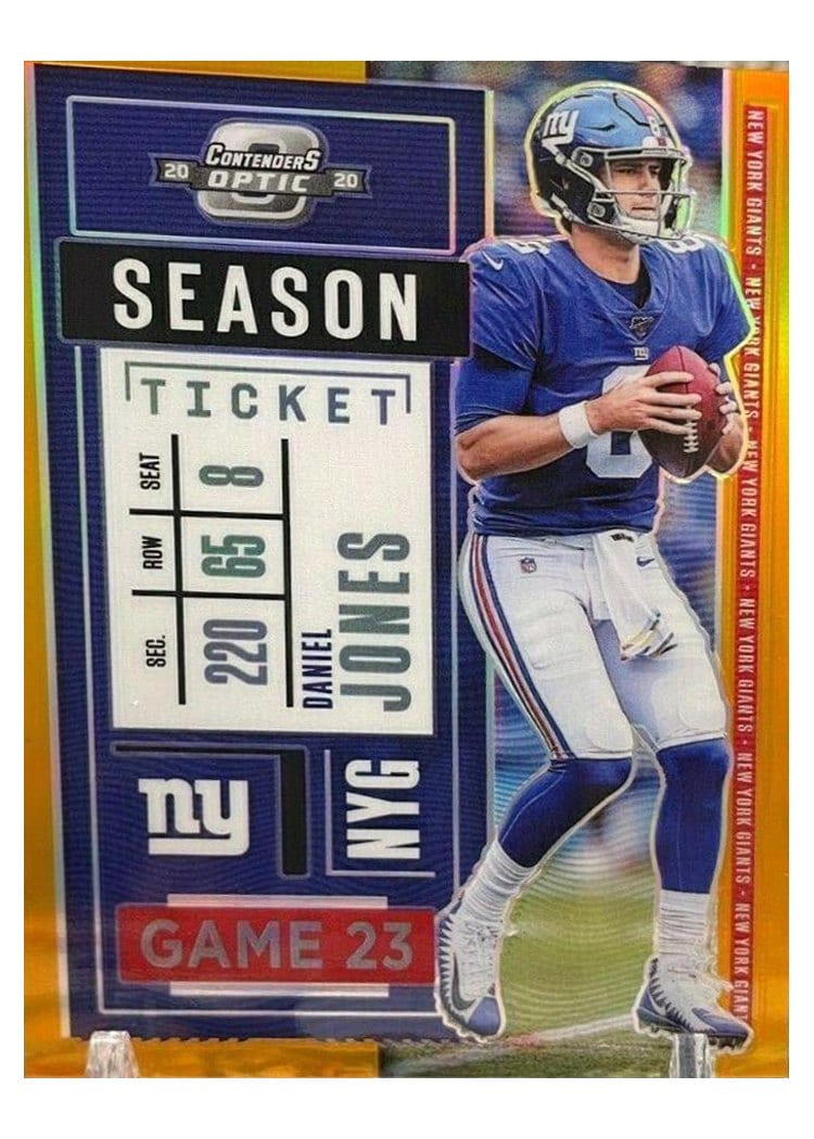 2020 Panini Contenders Optic Base Set Daniel Jones #43 card